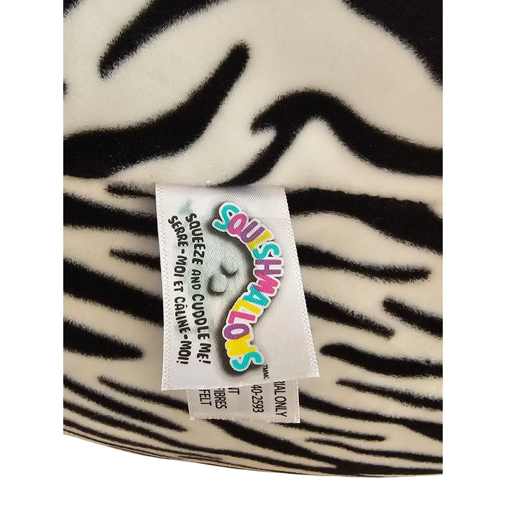Squishmallows Zebra Plush Black White Striped 16" Mane Tail Soft Stuffed Animal - Picture 4 of 4